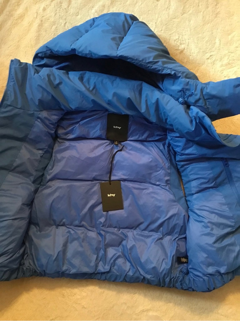 KHY Blue Puffer Vest - Picture 2 of 5